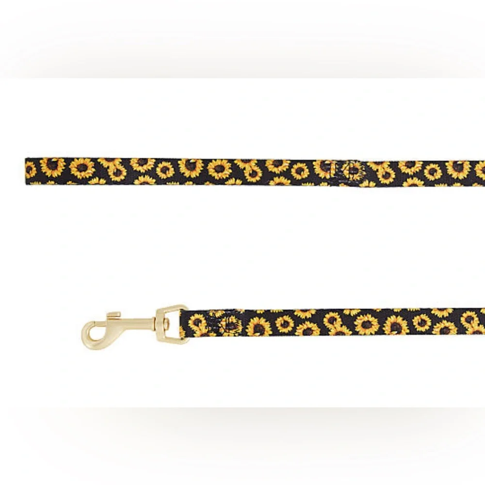 Top Paw® Sunflower Dog Leash: 6-ft long, 5/8-in wide